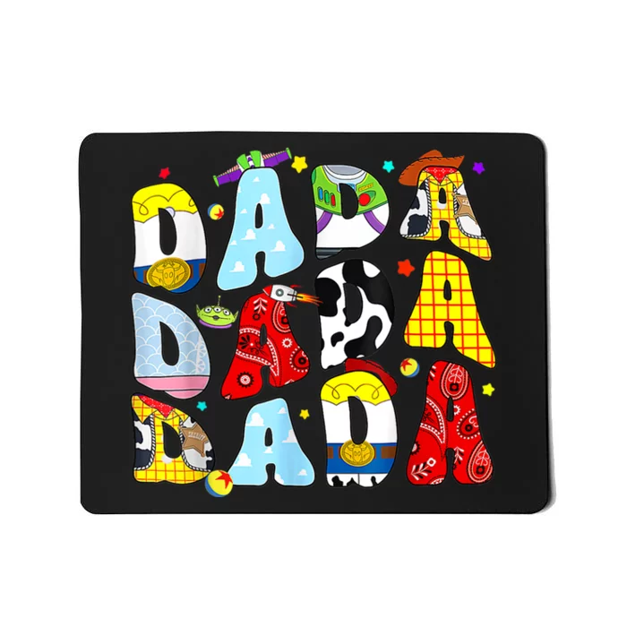 Toy Funny Story Dada Boy Dad Fathers Day For Mousepad