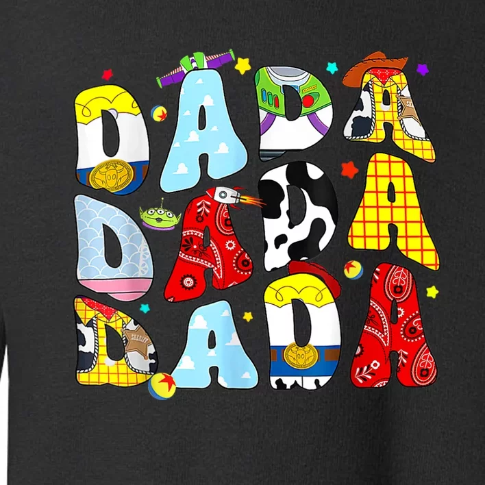 Toy Funny Story Dada Boy Dad Fathers Day For Toddler Sweatshirt