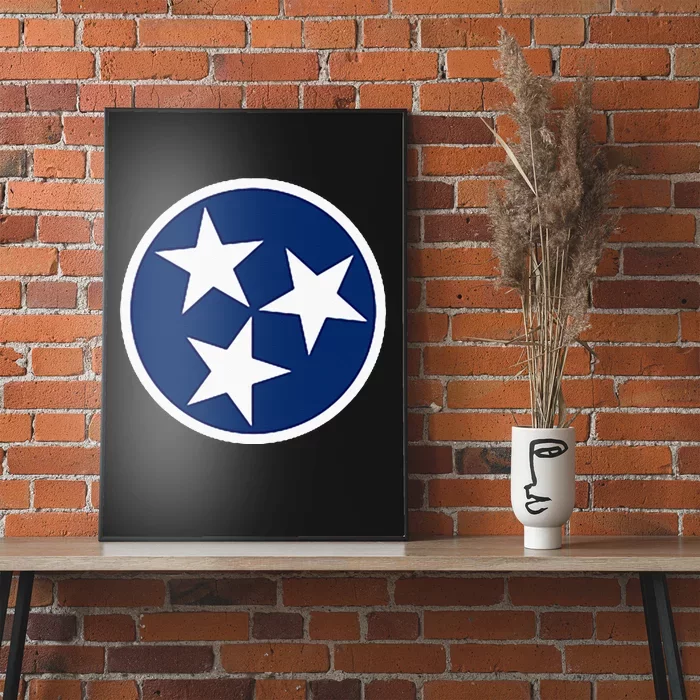 Tennessee Flag State Vintage Style Poster