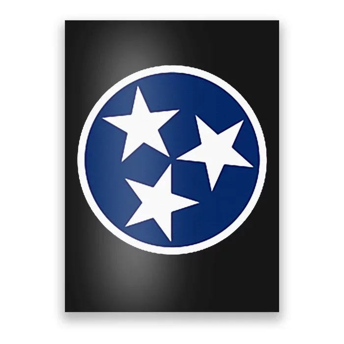 Tennessee Flag State Vintage Style Poster