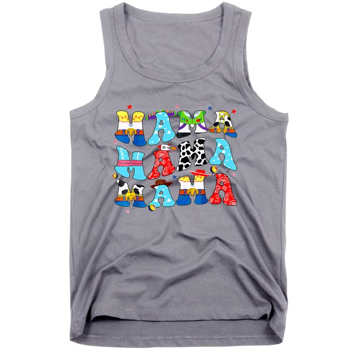 Toy Funny Story Mama Boy MotherS Day Mom Tank Top