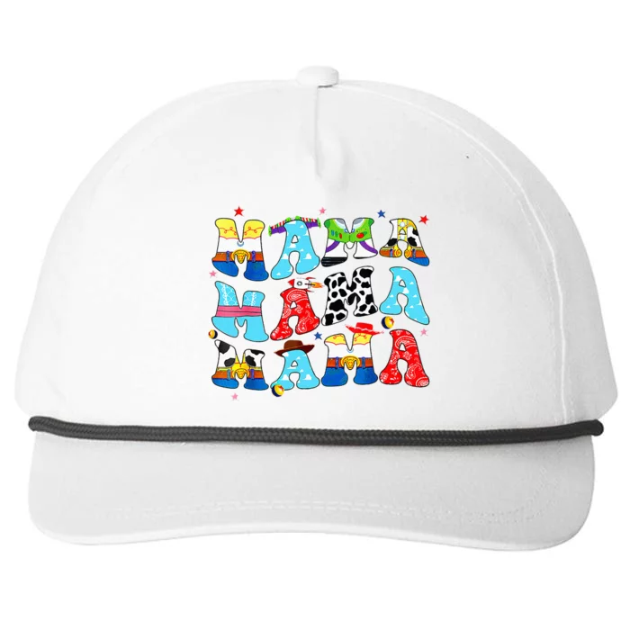 Toy Funny Story Mama Boy MotherS Day Mom Snapback Five-Panel Rope Hat