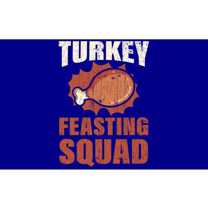 Turkey Feasting Squad Funny Thanksgiving Great Gift Bumper Sticker