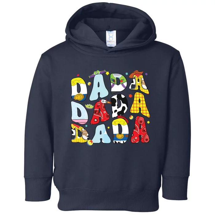 Toy Funny Story Dada Boy Dad Fathers Day Toddler Hoodie