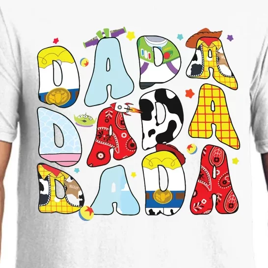 Toy Funny Story Dada Boy Dad Fathers Day Pajama Set