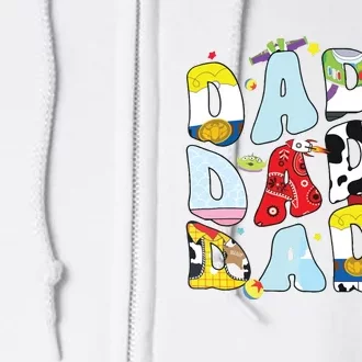 Toy Funny Story Dada Boy Dad Fathers Day Full Zip Hoodie