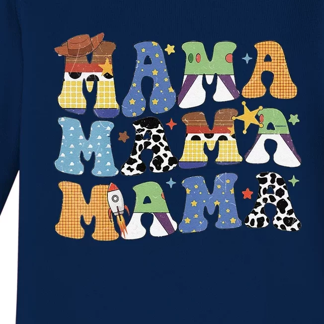 Toy Funny Story Mama Boy Mom MotherS Day Baby Long Sleeve Bodysuit