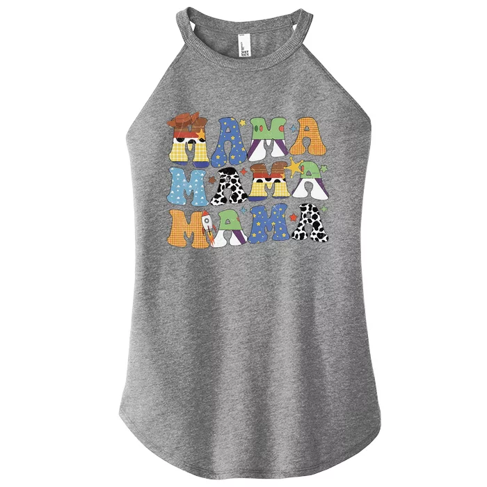 Toy Funny Story Mama Boy Mom MotherS Day Women’s Perfect Tri Rocker Tank