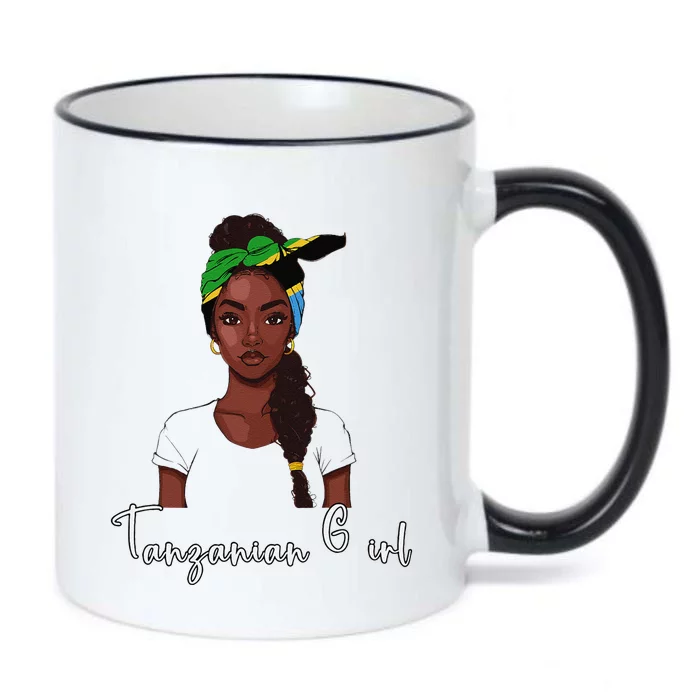 Tanzanian Flag Souvenirs Products Woman Tanzania Black Color Changing Mug