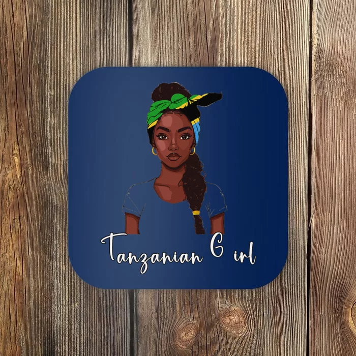 Tanzanian Flag Souvenirs Products Woman Tanzania Coaster