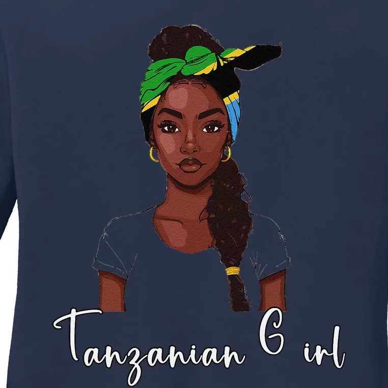 Tanzanian Flag Souvenirs Products Woman Tanzania Ladies Long Sleeve Shirt