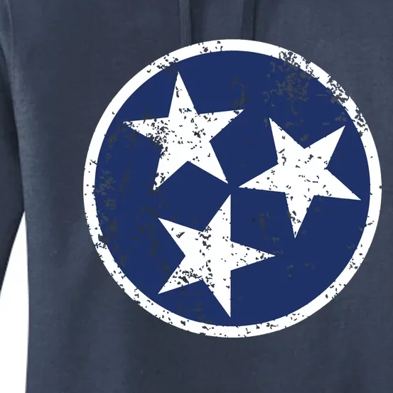 Tennessee Flag Star Logo Volunteer State Nashville T Women's Pullover Hoodie