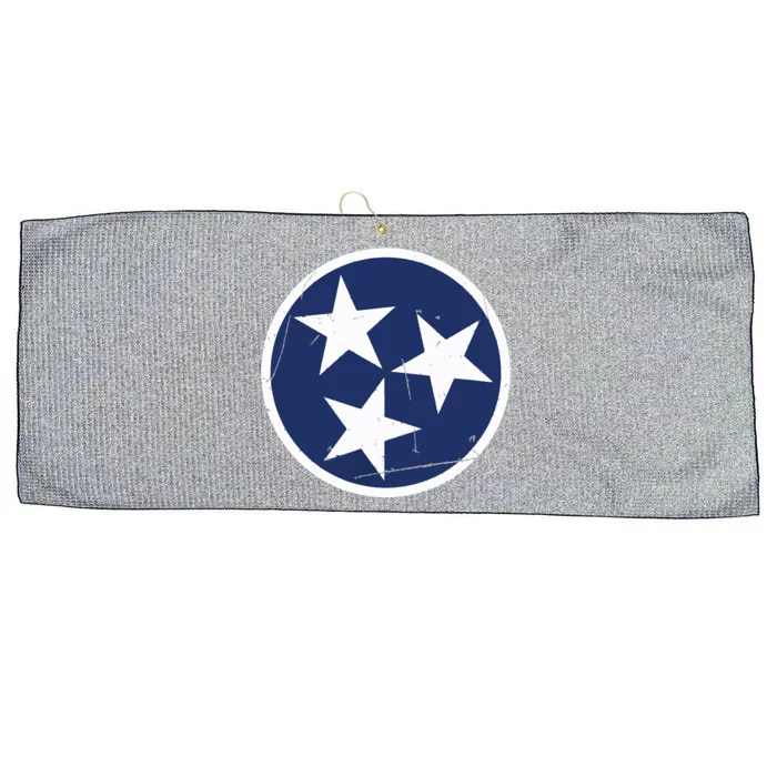 Tennessee Flag State Vintage Style Large Microfiber Waffle Golf Towel