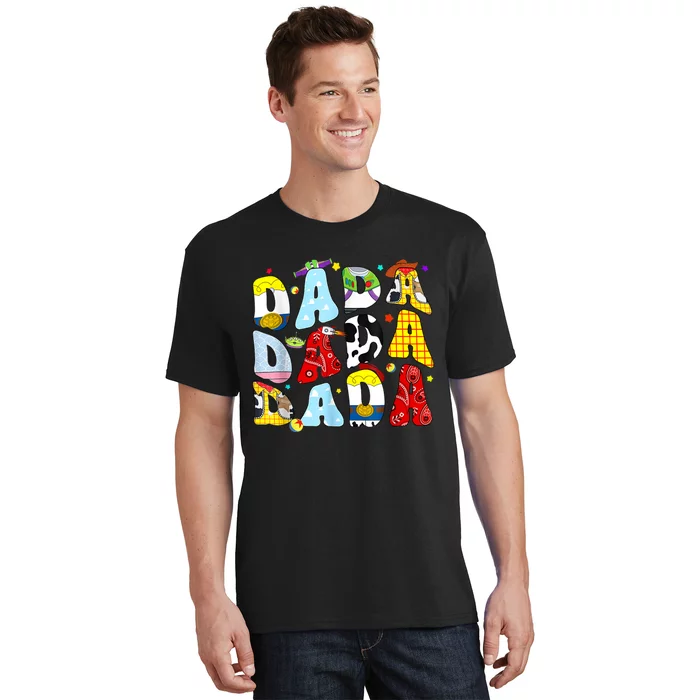 Toy Funny Story Dada Boy Dad Fathers Day T-Shirt