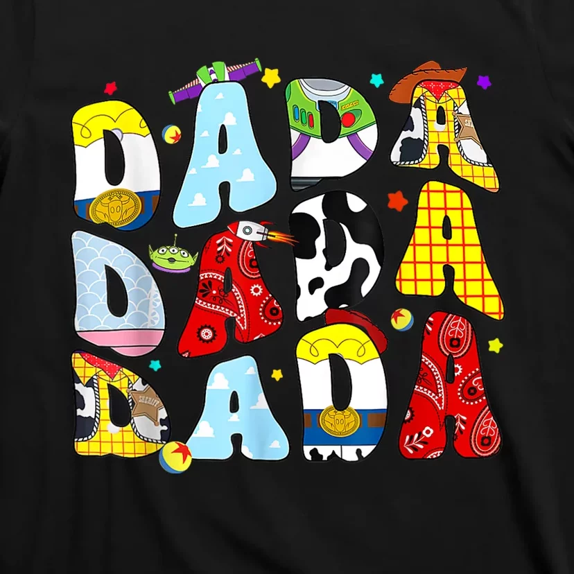 Toy Funny Story Dada Boy Dad Fathers Day T-Shirt