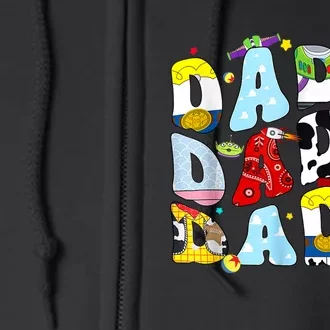 Toy Funny Story Dada Boy Dad Fathers Day Full Zip Hoodie