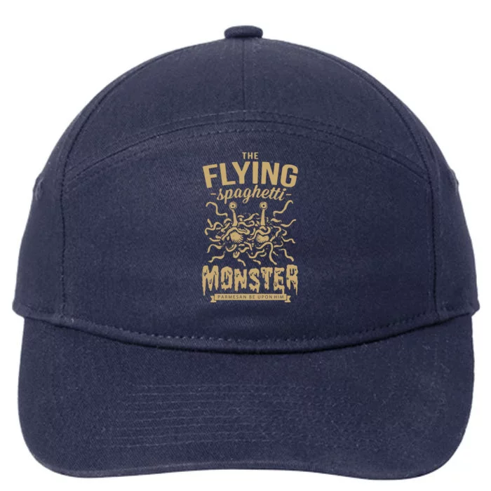 The Flying Spaghetti Monster 7-Panel Snapback Hat