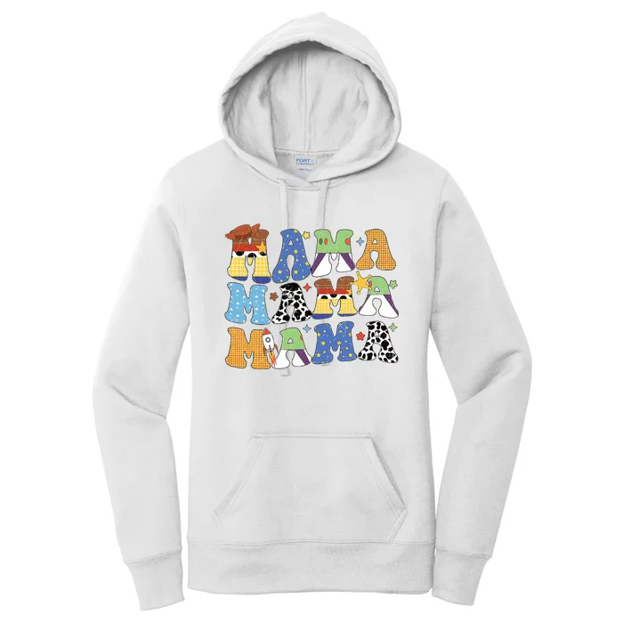 Toy Funny Story Mama Boy Mom MotherS Day Women's Pullover Hoodie