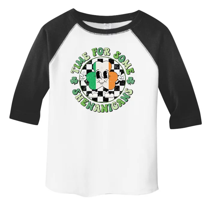 Time For Some Shenanigans Happy St Patricks Day Toddler Fine Jersey T-Shirt