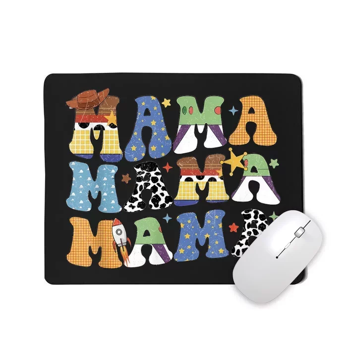 Toy Funny Story Mama Boy Mom Mothers Day Tee For Womens Mousepad