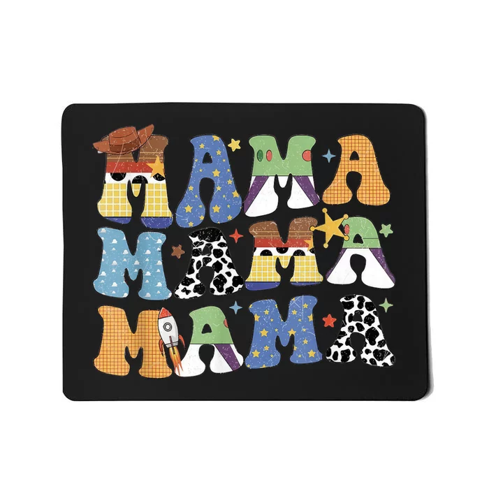 Toy Funny Story Mama Boy Mom Mothers Day Tee For Womens Mousepad