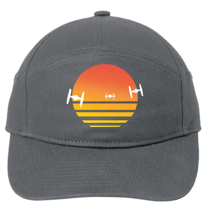 Tie Fighter Sunset 7-Panel Snapback Hat