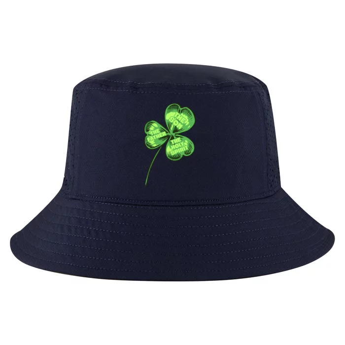 The Father Son Holy Spirit Shamrock St Patrick Day Gift Cool Comfort Performance Bucket Hat