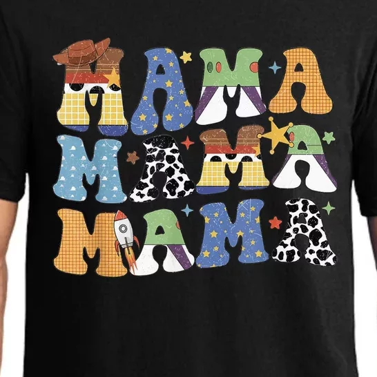 Toy Funny Story Mama - Boy Mom Mother's Day Tee for Wo Pajama Set