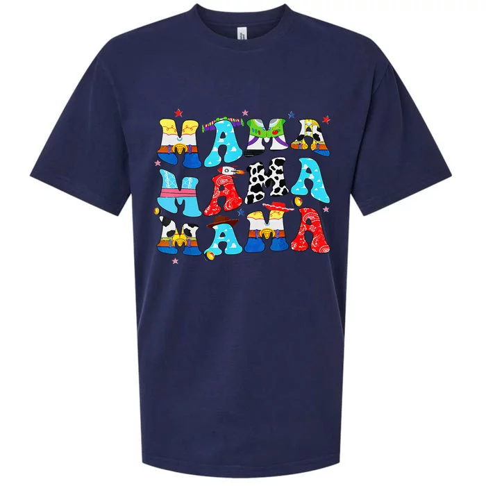 Toy Funny Story Mama Boy Mom MotherS Day Sueded Cloud Jersey T-Shirt