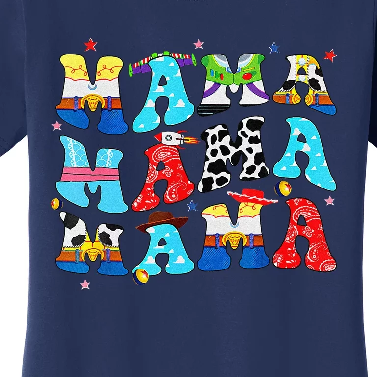 Toy Funny Story Mama Boy Mom MotherS Day Women's T-Shirt