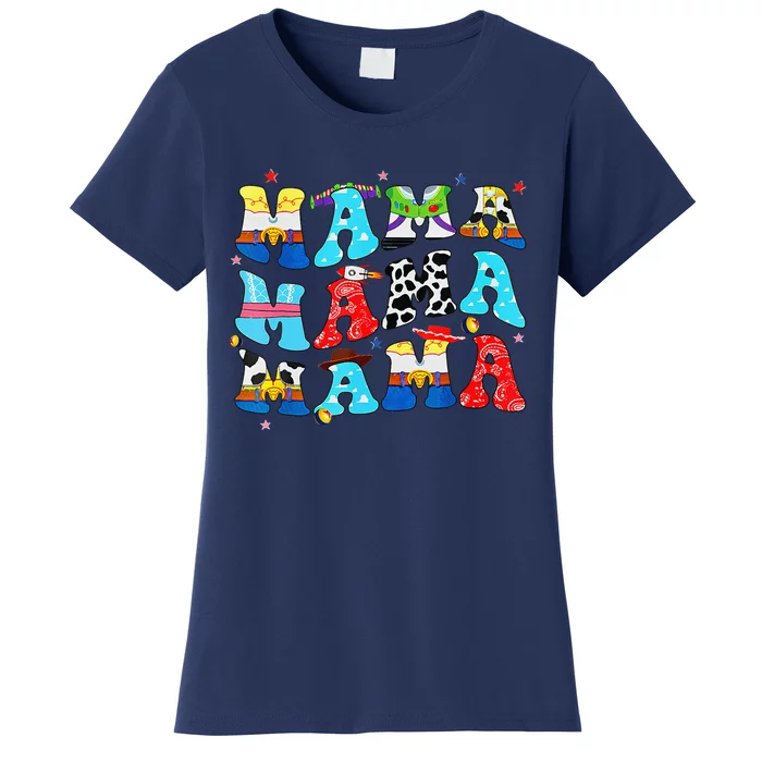 Toy Funny Story Mama Boy Mom MotherS Day Women's T-Shirt