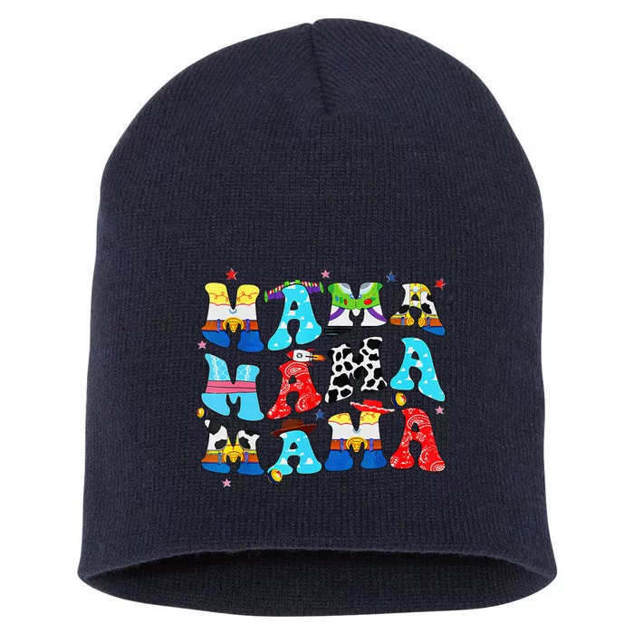 Toy Funny Story Mama Boy Mom MotherS Day Short Acrylic Beanie