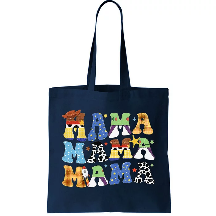 Toy Funny Story Mama Boy Mom Mothers Day Tote Bag