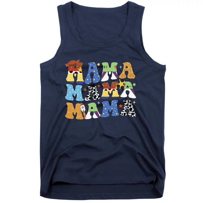 Toy Funny Story Mama Boy Mom Mothers Day Tank Top