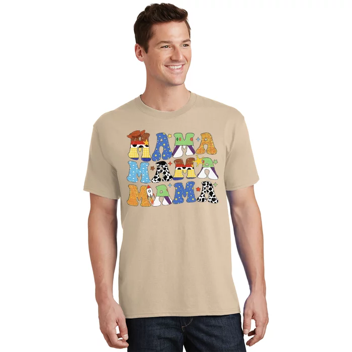 Toy Funny Story Mama Boy Mom Mothers Day T-Shirt