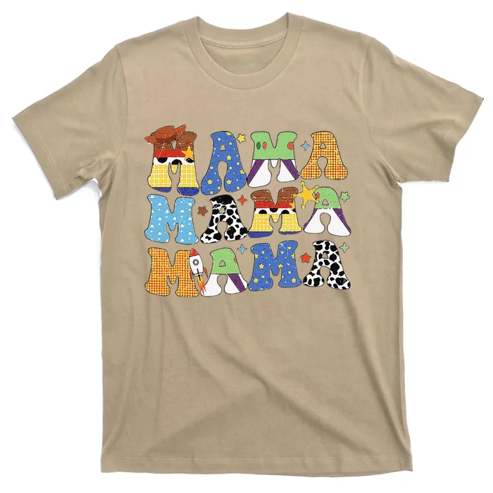 Toy Funny Story Mama Boy Mom Mothers Day T-Shirt