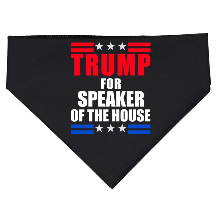 Trump For Speaker Of The House USA-Made Doggie Bandana