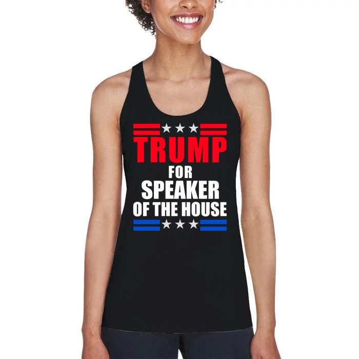 Trump For Speaker Of The House Women's Racerback Tank