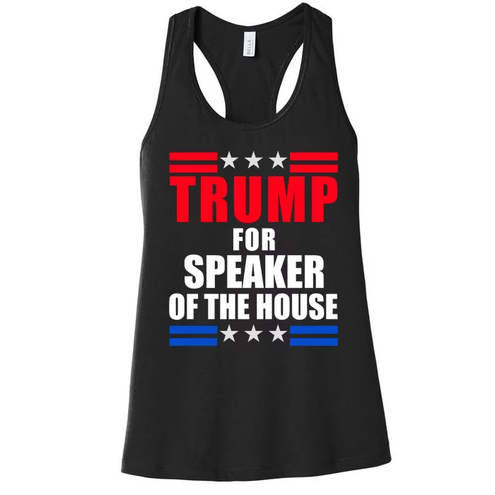 Trump For Speaker Of The House Women's Racerback Tank