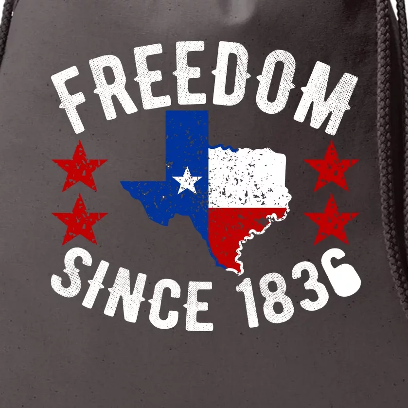 Texas Freedom Since Drawstring Bag