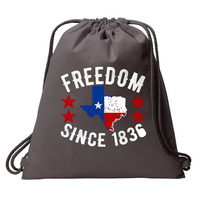 Texas Freedom Since Drawstring Bag