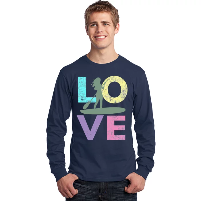 Top Fun Stand Up Paddle Board Love 2 Long Sleeve Shirt