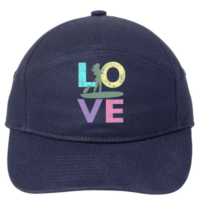 Top Fun Stand Up Paddle Board Love 2 7-Panel Snapback Hat