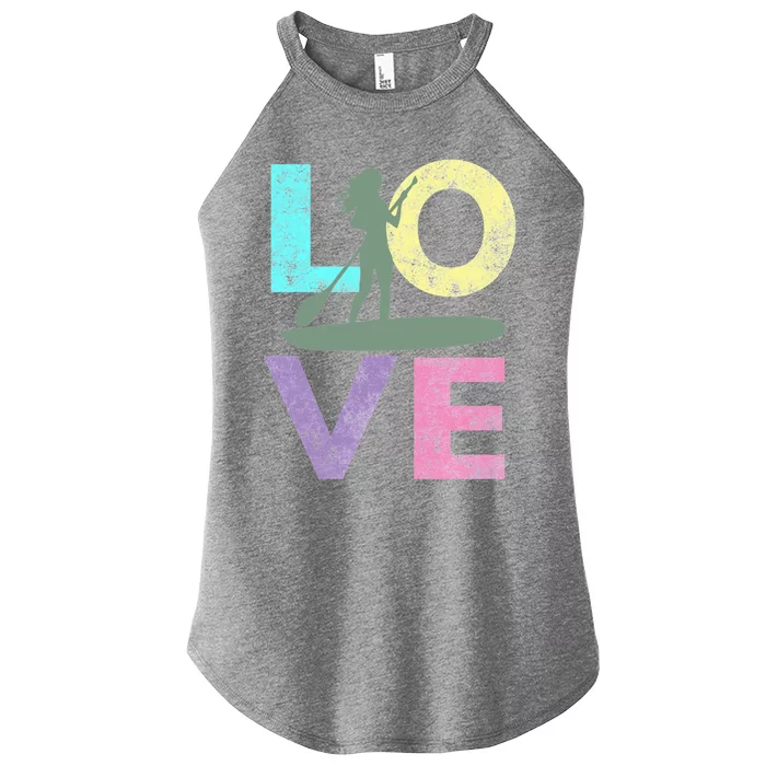 Top Fun Stand Up Paddle Board Love 2 Women’s Perfect Tri Rocker Tank