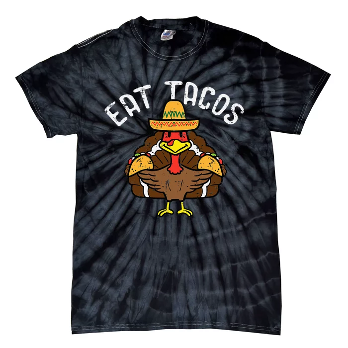 Thanksgiving Feast Savory Turkey and Tasty Tacos Tie-Dye T-Shirt