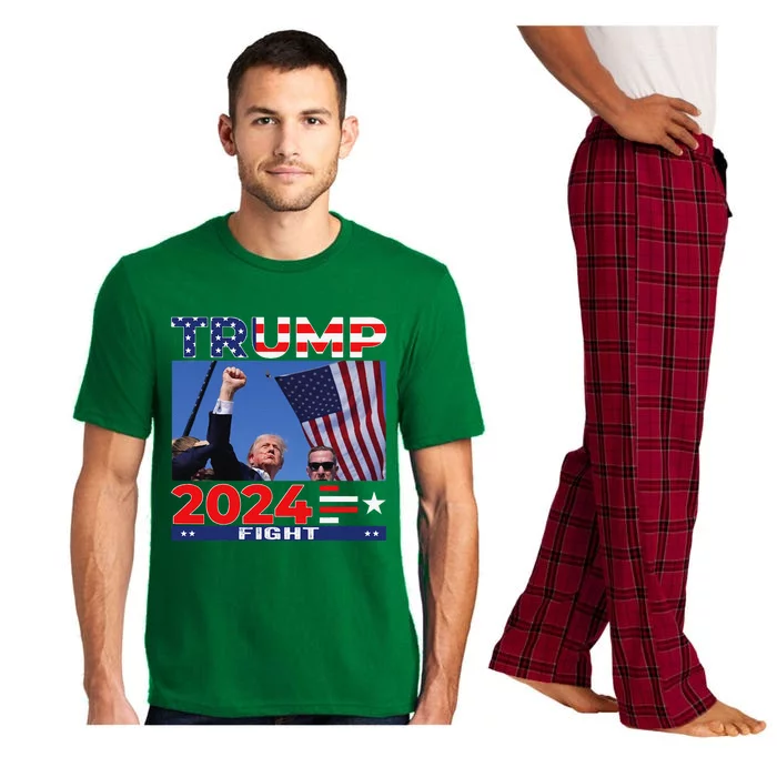 Trump Fight Shot 2024 Pajama Set