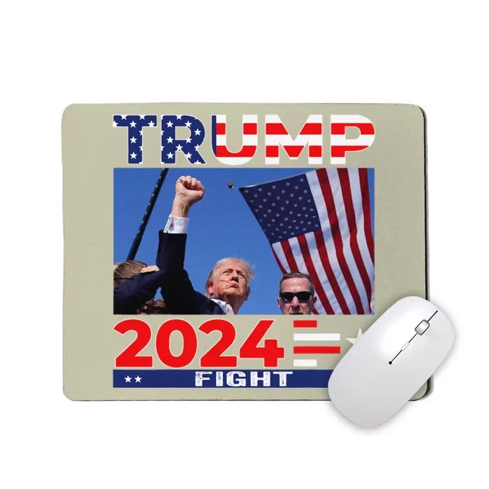 Trump Fight Shot 2024 Mousepad