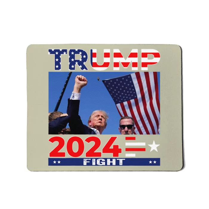 Trump Fight Shot 2024 Mousepad