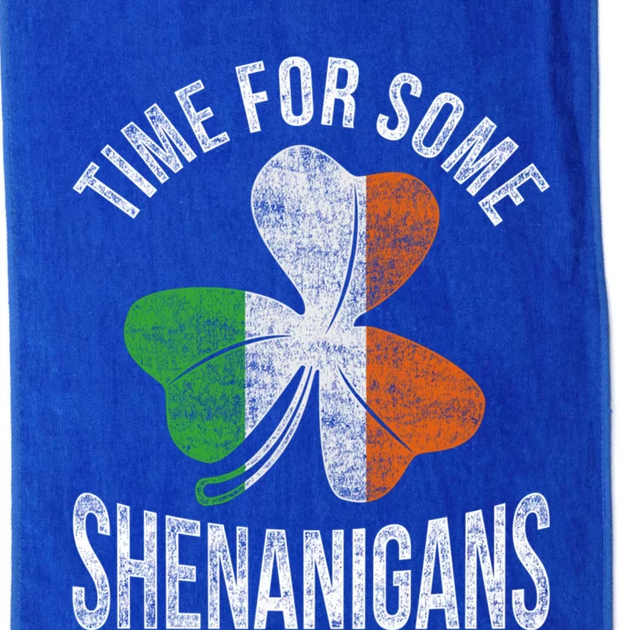 Time For Some Shenanigans Ireland Gift Platinum Collection Golf Towel