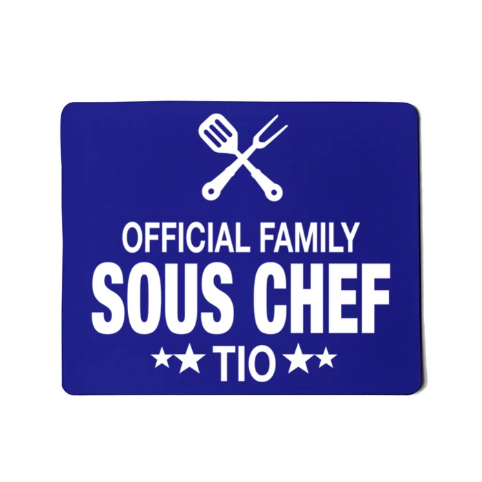 Tio Family Sous Chef Funny Cooking Tio Funny Gift Mousepad